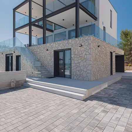 Seafront Aurea With Pool And Seaview Villa Privlaka (Zadar)