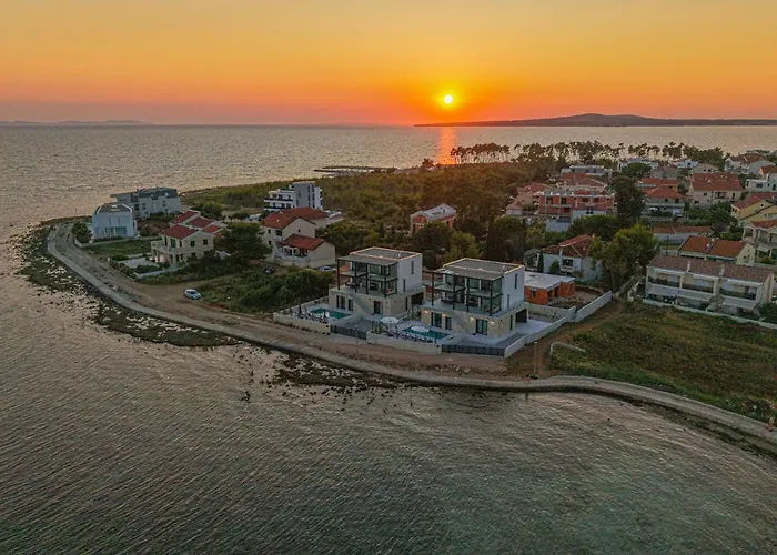Seafront Aurea With Pool And Seaview Villa Privlaka (Zadar)