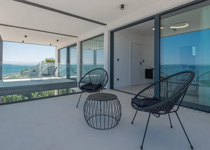 Seafront Aurea With Pool And Seaview Privlaka (Zadar)