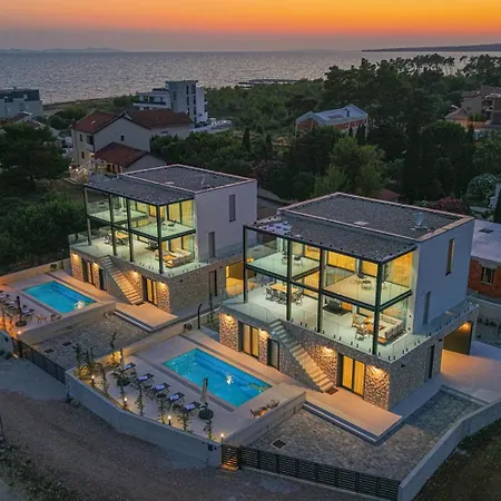 Seafront Aurea With Pool And Seaview Villa Privlaka (Zadar)